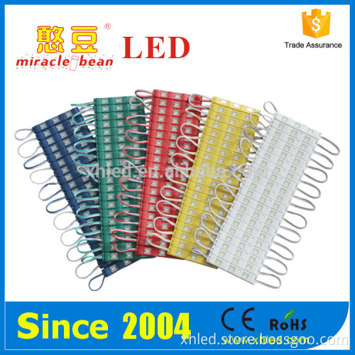 3 chips 5730 SMD led module IP67 12V 1.2W Injection LED module with red 3M adhesive/ LED module with lens